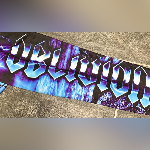 Dolls Kill | Current Mood “Oblivion” Graphic Sweat Pant Joggers. - Picture 3 of 6